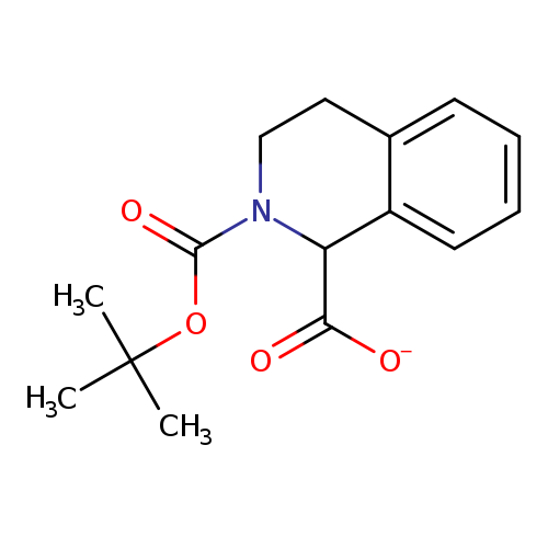 O=C(N1CCc2c(C1C(=O)[O-])cccc2)OC(C)(C)C