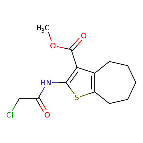 ClCC(=O)Nc1sc2c(c1C(=O)OC)CCCCC2