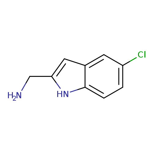 NCc1cc2c([nH]1)ccc(c2)Cl