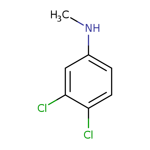 CNc1ccc(c(c1)Cl)Cl