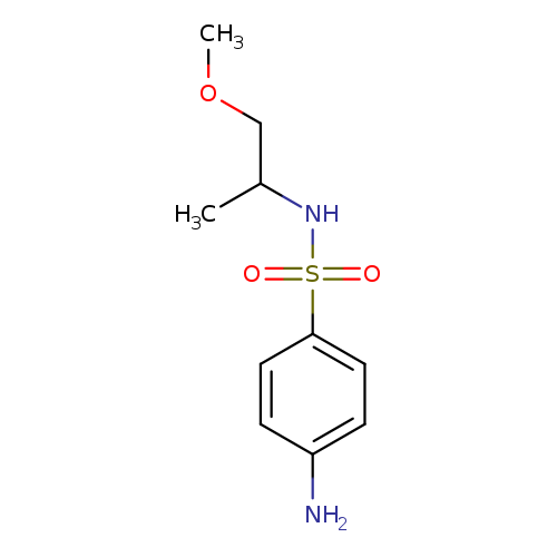 COCC(NS(=O)(=O)c1ccc(cc1)N)C