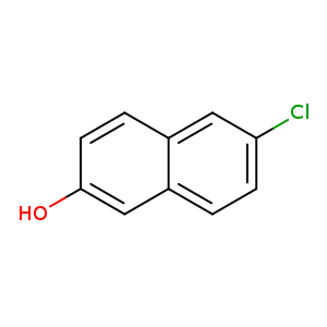 Oc1ccc2c(c1)ccc(c2)Cl