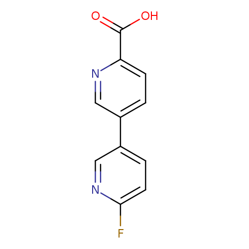 Fc1ccc(cn1)c1ccc(nc1)C(=O)O
