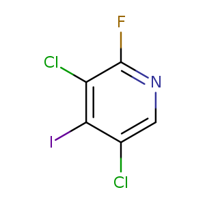 Clc1cnc(c(c1I)Cl)F
