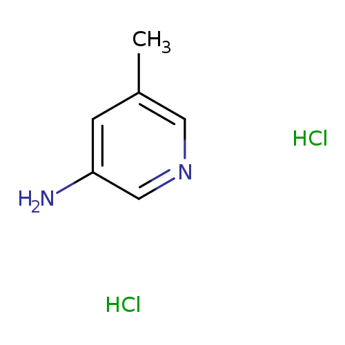 Cc1cncc(c1)N.Cl.Cl
