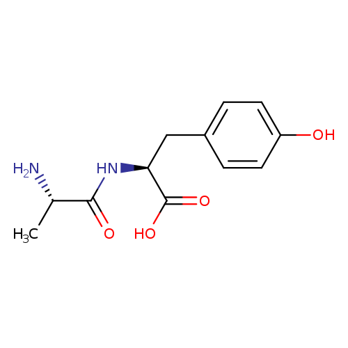 C[C@@H](C(=O)N[C@H](C(=O)O)Cc1ccc(cc1)O)N