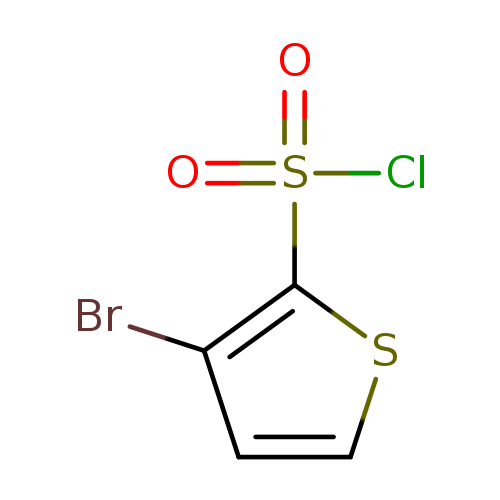 Brc1ccsc1S(=O)(=O)Cl