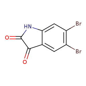 O=C1Nc2c(C1=O)cc(c(c2)Br)Br