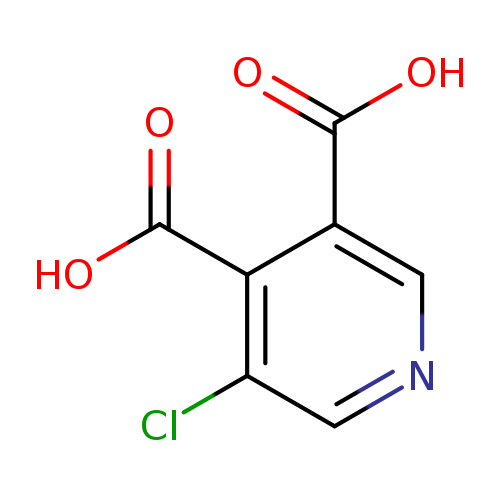 OC(=O)c1c(Cl)cncc1C(=O)O