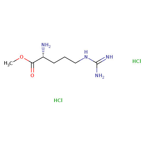 COC(=O)[C@@H](CCCNC(=N)N)N.Cl.Cl