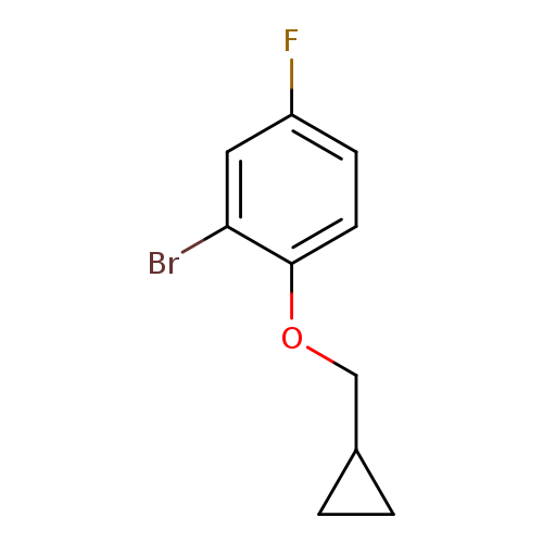 Fc1ccc(c(c1)Br)OCC1CC1