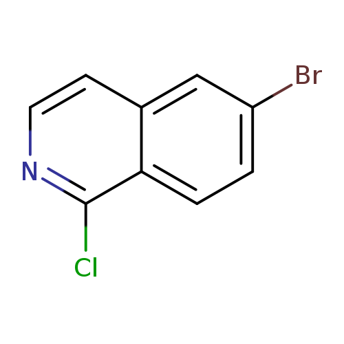 Brc1ccc2c(c1)ccnc2Cl