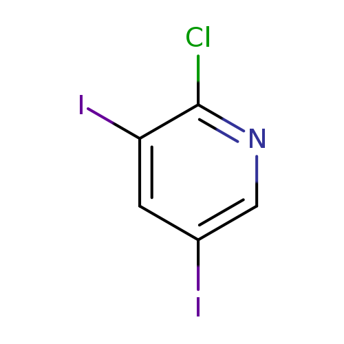 Ic1cnc(c(c1)I)Cl