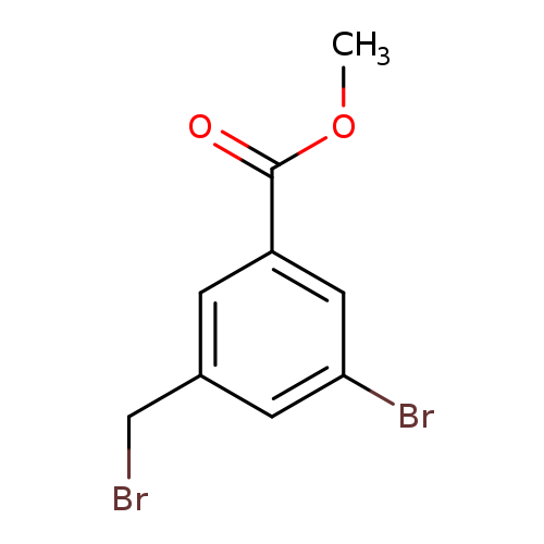 COC(=O)c1cc(CBr)cc(c1)Br