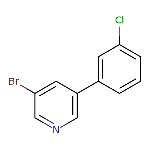 Clc1cccc(c1)c1cncc(c1)Br