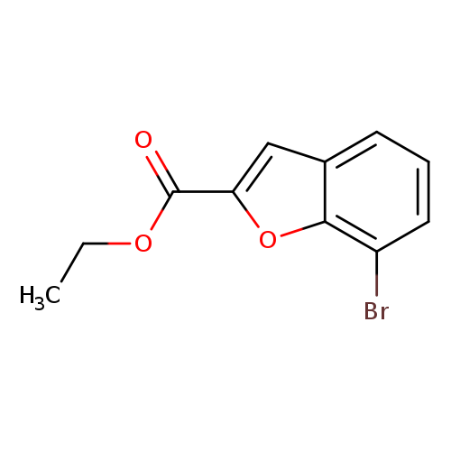 CCOC(=O)c1cc2c(o1)c(Br)ccc2