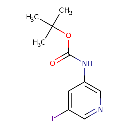O=C(OC(C)(C)C)Nc1cncc(c1)I