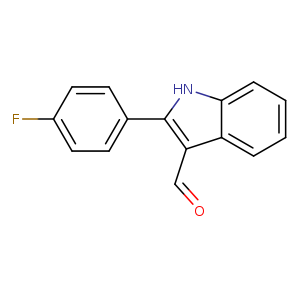 O=Cc1c([nH]c2c1cccc2)c1ccc(cc1)F