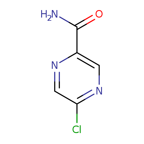 NC(=O)c1cnc(cn1)Cl