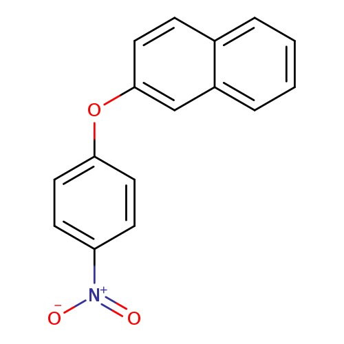 [O-][N+](=O)c1ccc(cc1)Oc1ccc2c(c1)cccc2