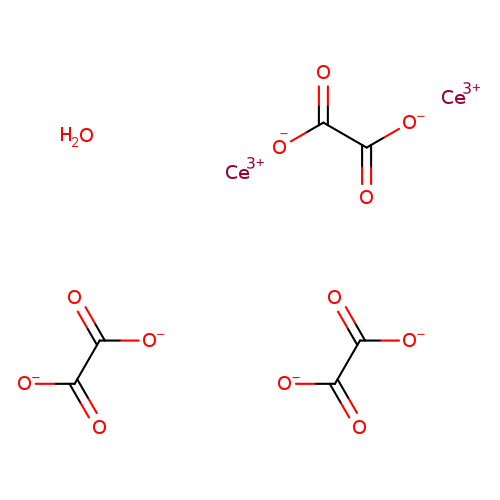 [O-]C(=O)C(=O)[O-].[O-]C(=O)C(=O)[O-].[O-]C(=O)C(=O)[O-].O.[Ce+3].[Ce+3]