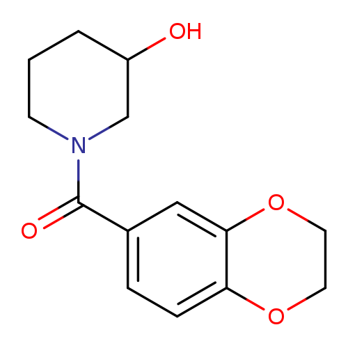 OC1CCCN(C1)C(=O)c1ccc2c(c1)OCCO2