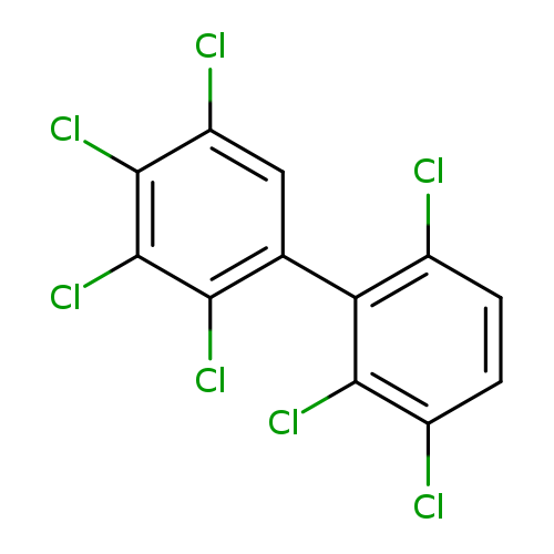 Clc1c(Cl)cc(c(c1Cl)Cl)c1c(Cl)ccc(c1Cl)Cl