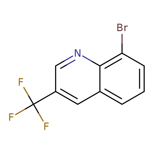 Brc1cccc2c1ncc(c2)C(F)(F)F