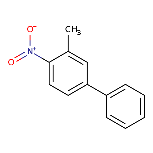 [O-][N+](=O)c1ccc(cc1C)c1ccccc1