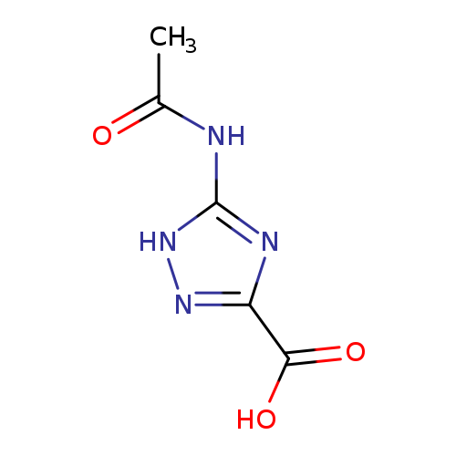 CC(=O)Nc1[nH]nc(n1)C(=O)O
