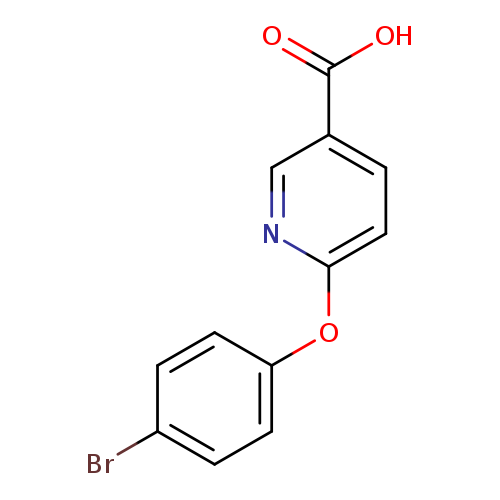 Brc1ccc(cc1)Oc1ccc(cn1)C(=O)O