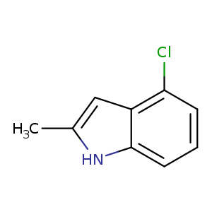 Cc1cc2c([nH]1)cccc2Cl