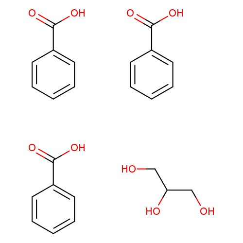 OC(=O)c1ccccc1.OC(=O)c1ccccc1.OC(=O)c1ccccc1.OCC(CO)O