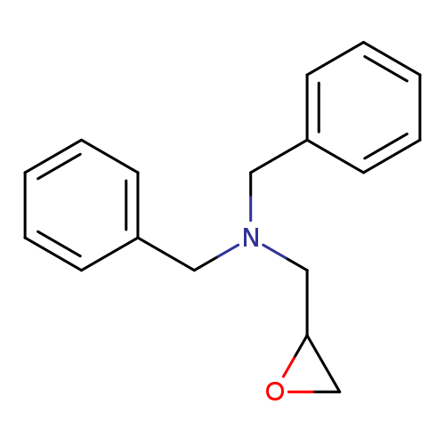 c1ccc(cc1)CN(Cc1ccccc1)CC1CO1