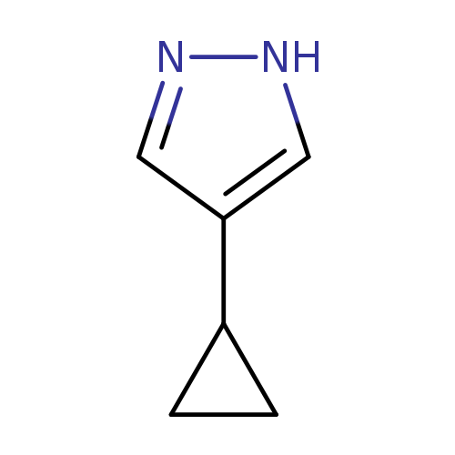 n1[nH]cc(c1)C1CC1