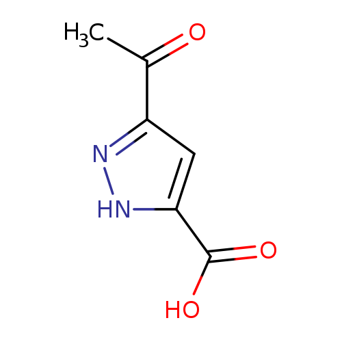 CC(=O)c1n[nH]c(c1)C(=O)O