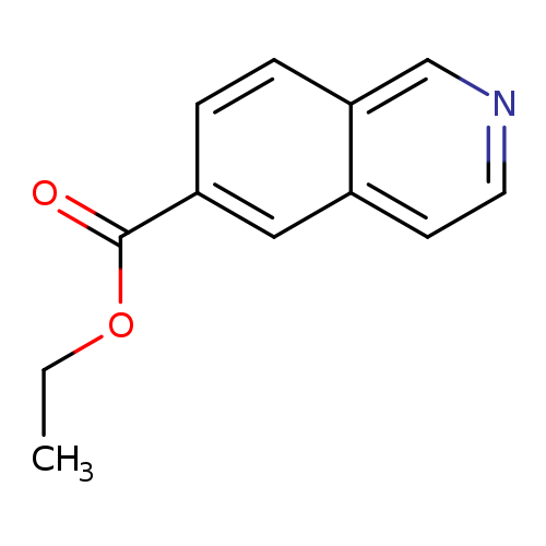 CCOC(=O)c1ccc2c(c1)ccnc2