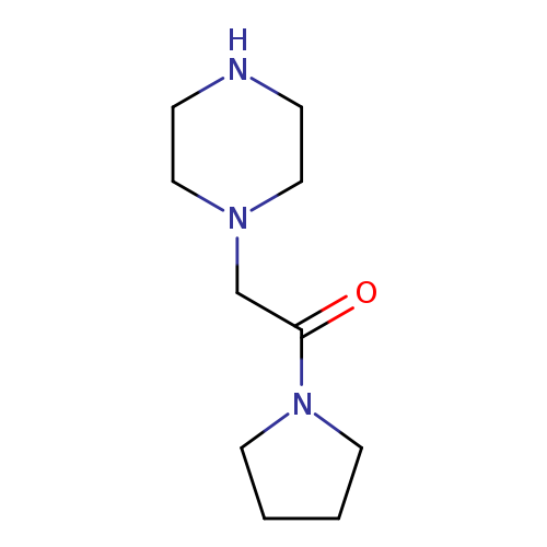 O=C(N1CCCC1)CN1CCNCC1