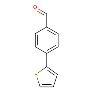 O=Cc1ccc(cc1)c1cccs1