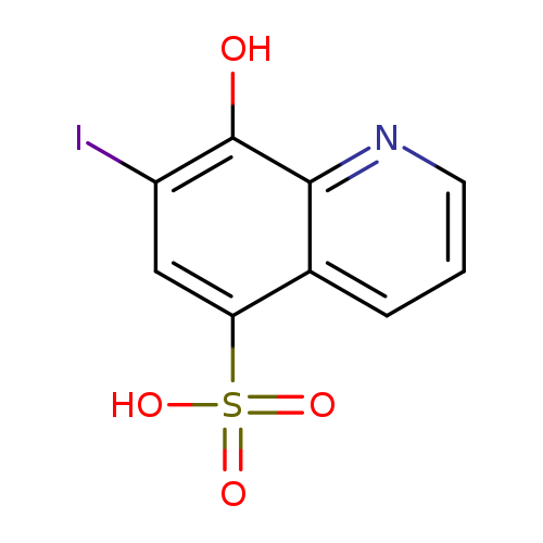 Ic1cc(c2c(c1O)nccc2)S(=O)(=O)O