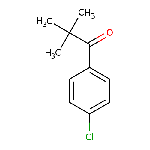 O=C(C(C)(C)C)c1ccc(cc1)Cl