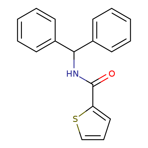 O=C(c1cccs1)NC(c1ccccc1)c1ccccc1