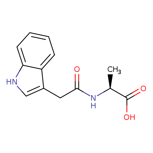 O=C(Cc1c[nH]c2c1cccc2)N[C@H](C(=O)O)C