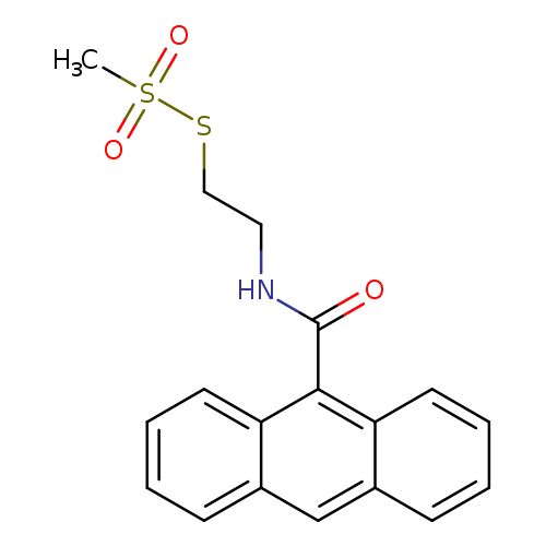 O=C(c1c2ccccc2cc2c1cccc2)NCCSS(=O)(=O)C