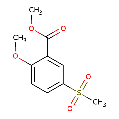 COC(=O)c1cc(ccc1OC)S(=O)(=O)C