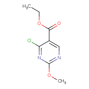 CCOC(=O)c1cnc(nc1Cl)OC