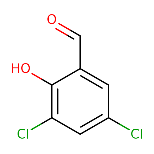 O=Cc1cc(Cl)cc(c1O)Cl