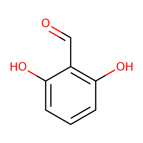 O=Cc1c(O)cccc1O