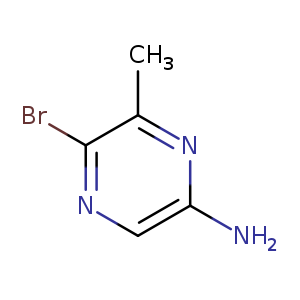 Nc1cnc(c(n1)C)Br