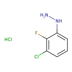 NNc1cccc(c1F)Cl.Cl